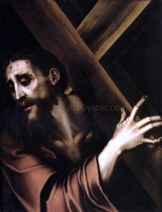  Luis De Morales Christ Carrying the Cross - Canvas Print