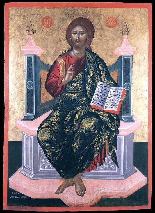  Elias Moskos Christ Pantocrator - Canvas Print