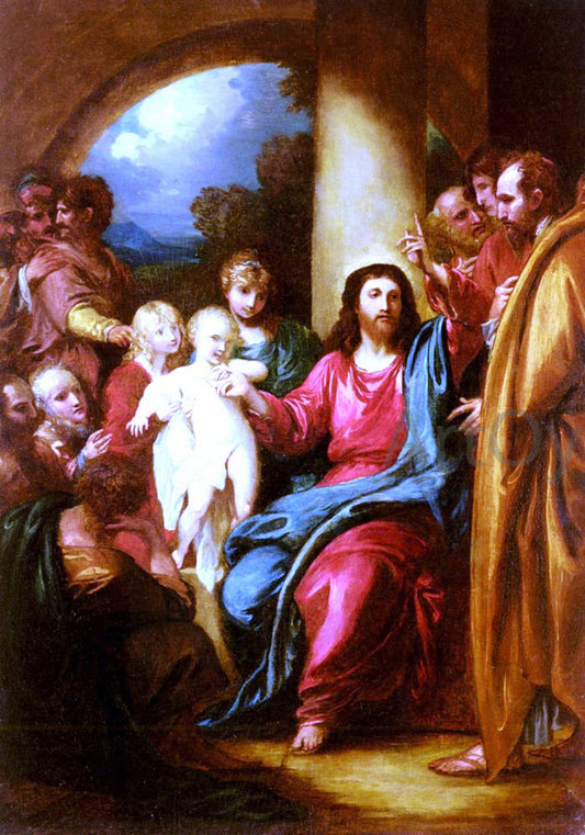  Benjamin West Christ Showing A Little Child As The Emblem Of Heaven - Canvas Print