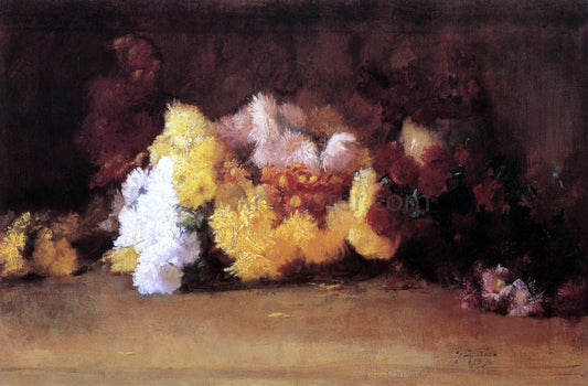  Guy Orlando Rose Chrysanthemums - Canvas Print