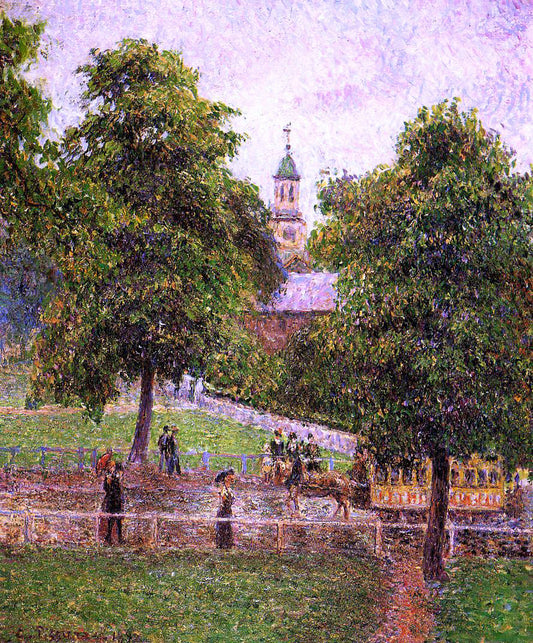  Camille Pissarro Church at Kew - Canvas Print