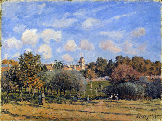  Alfred Sisley Church at Noisy Le Roi in Autumn - Canvas Print