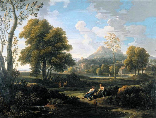  Jan Frans Van Bloemen Classical Landscape - Canvas Print