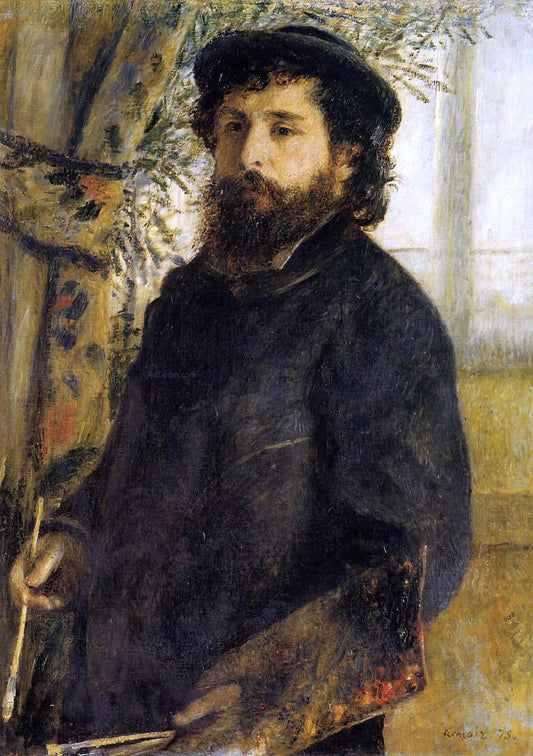  Heinrich Burkel Claude Monet Painting - Canvas Print
