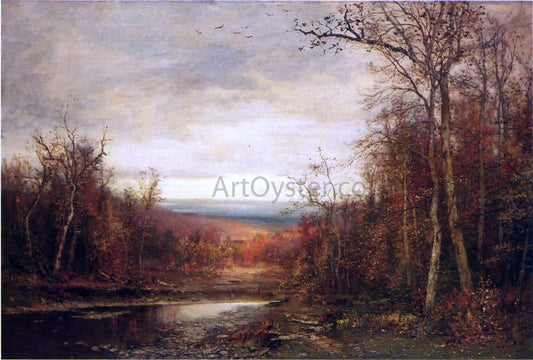  Jervis McEntee Clearing Skies - Canvas Print