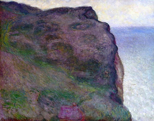  Claude Oscar Monet Cliff at Petit Ailly in Grey Weather - Canvas Print