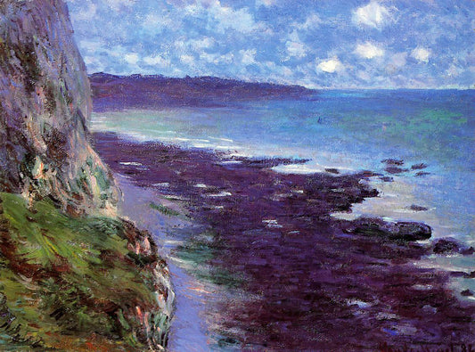  Claude Oscar Monet A Cliff near Dieppe - Canvas Print