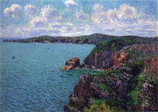  Gustave Loiseau Cliffs at Cap Frehel - Canvas Print