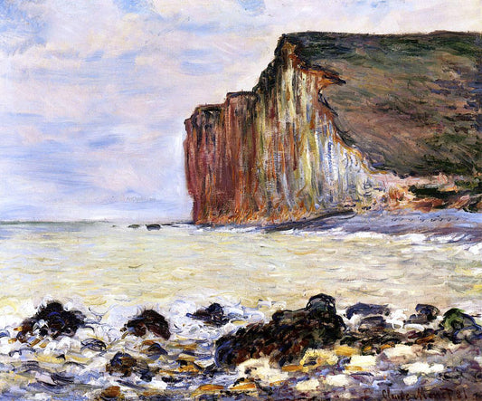  Claude Oscar Monet Cliffs of Les Petites-Dalles - Canvas Print