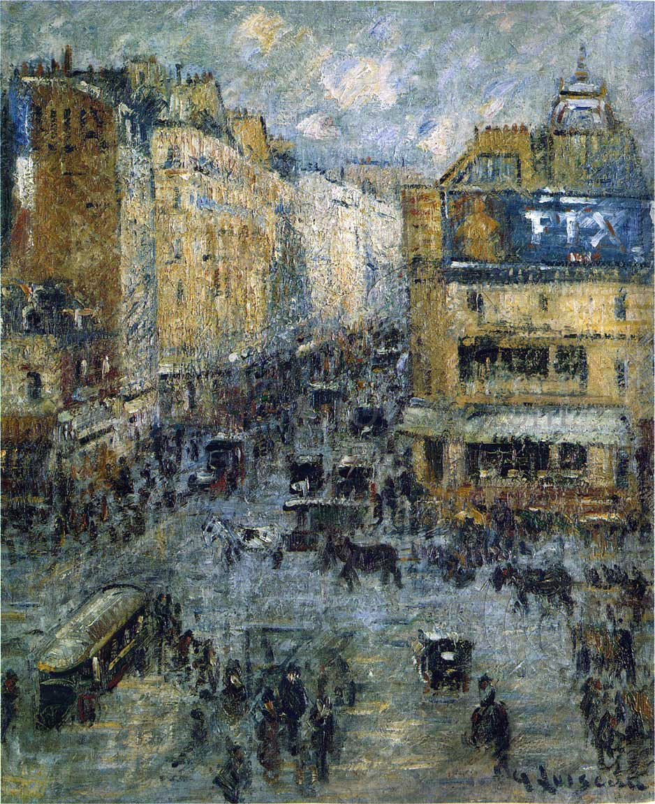  Gustave Loiseau Cligancourt Street in Paris - Canvas Print