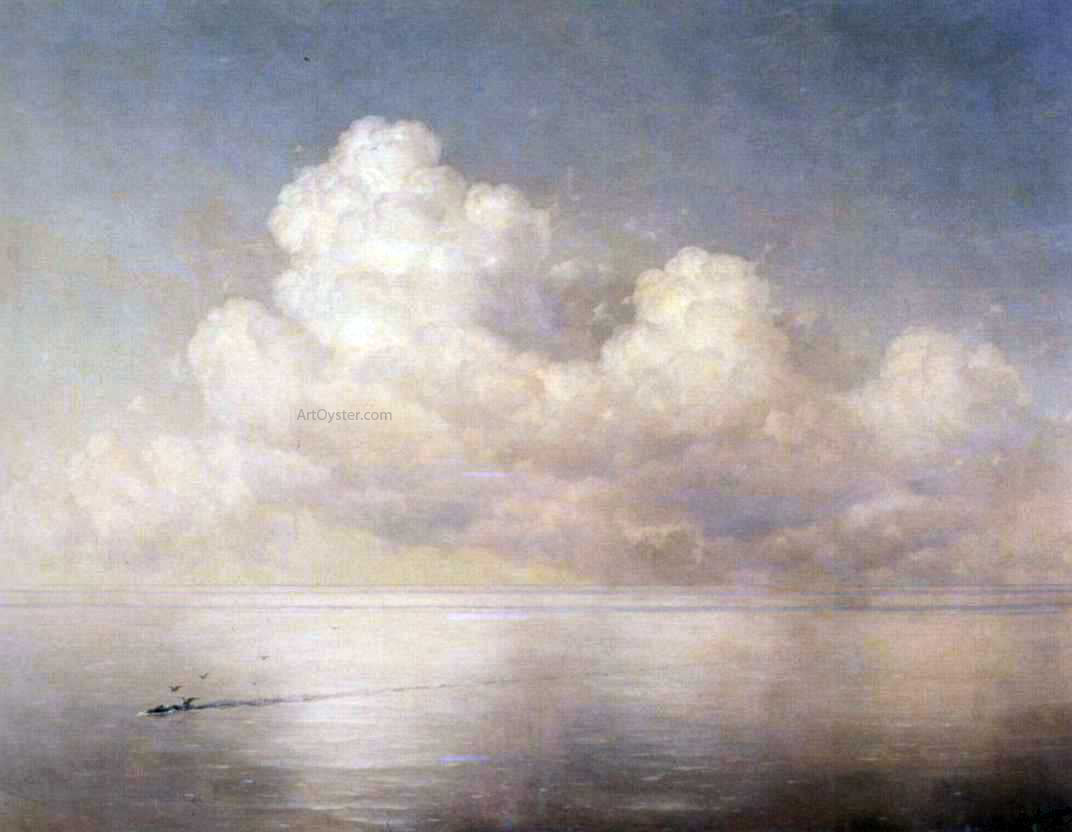  Ivan Constantinovich Aivazovsky Clouds Above a Sea, Calm - Canvas Print