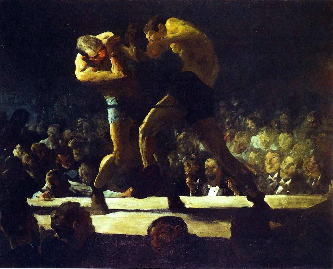  George Wesley Bellows Club Night - Canvas Print