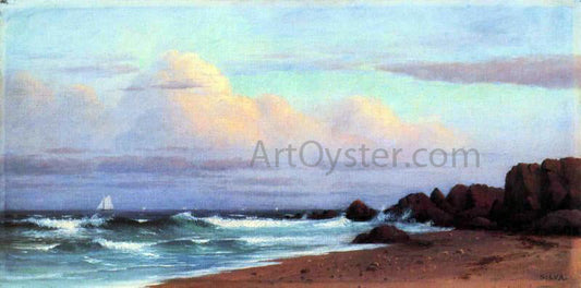  Francis A Silva Coast near Cape Ann - Canvas Print