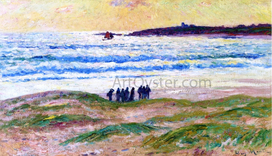  Henri Moret Coast of Brittany - Canvas Print