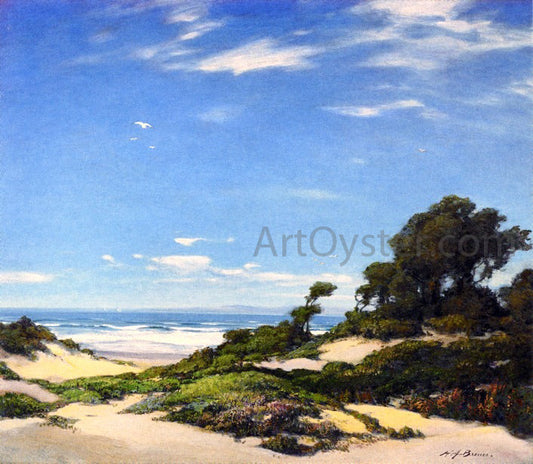  Henry Breuer Coast of Carmel - Canvas Print