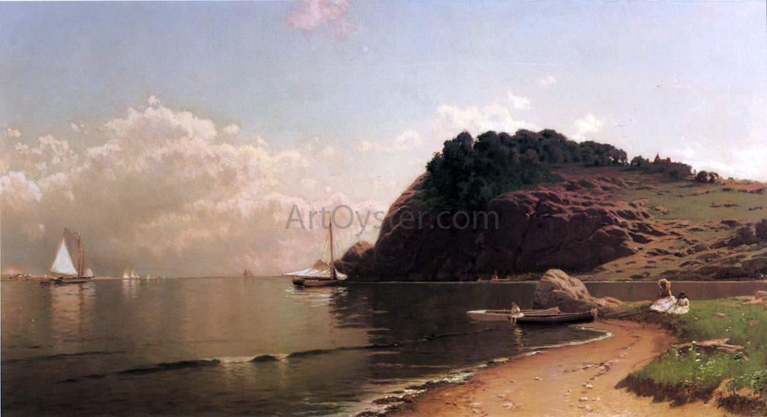  Alfred Thompson Bricher Coastal Scene - Canvas Print