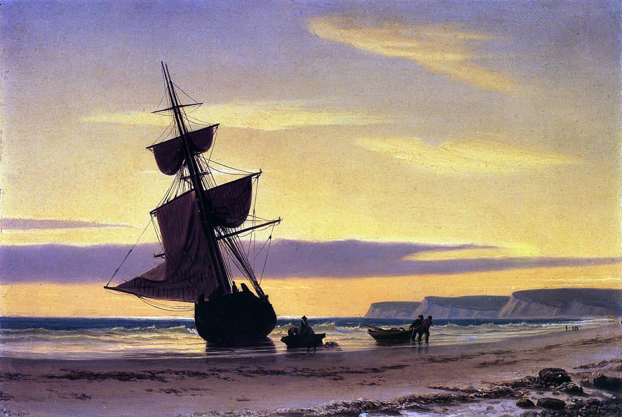  William Bradford Coastal Scene - Canvas Print