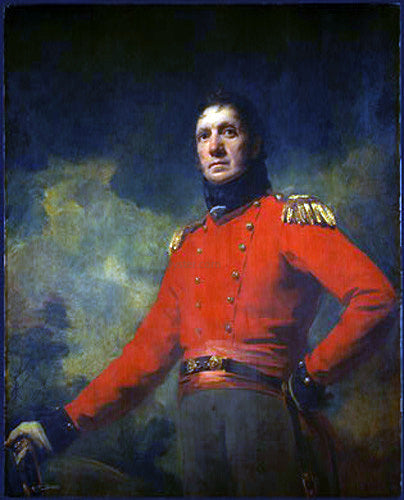  Sir Henry Raeburn Colonel Francis James Scott - Canvas Print