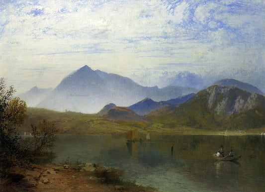  James Baker Pyne Coniston Water, Lake District - Canvas Print