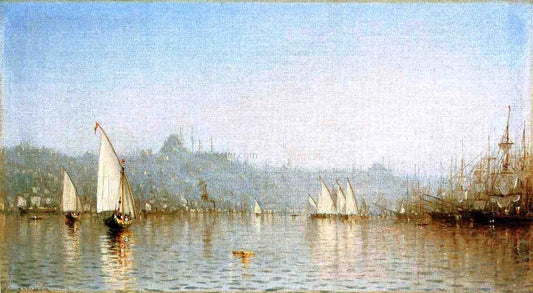  Sanford Robinson Gifford Constantinople, from the Golden Horn - Canvas Print