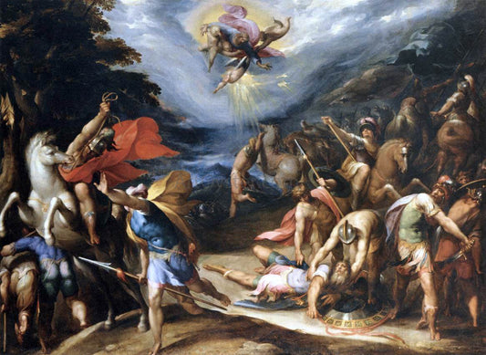  Hans Speckaert Conversion of St Paul on the Road to Damascus - Canvas Print