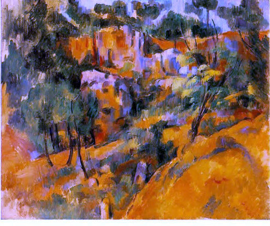  Paul Cezanne Corner of the Quarry - Canvas Print