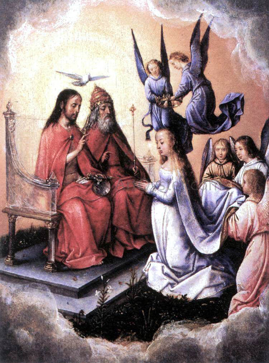  Michel Sittow Coronation of the Virgin - Canvas Print