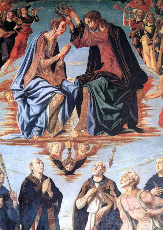  Piero Del Pollaiuolo Coronation of the Virgin - Canvas Print