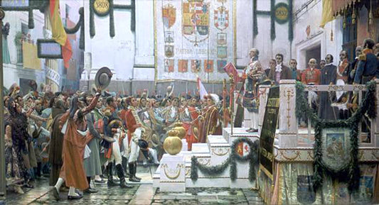  Salvador Viniegra Y Lasso de la Vega Cortes de Cadiz - Canvas Print