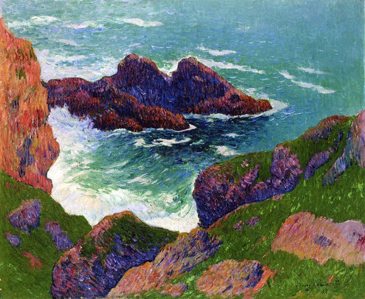  Henri Moret Cote du Large - Canvas Print
