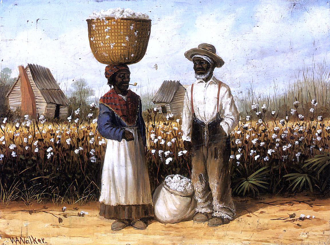  William Aiken Walker Cotton Pickers - Canvas Print