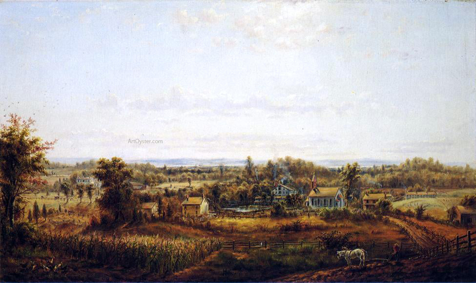  Edward Lamson Henry Country Landscape - Canvas Print