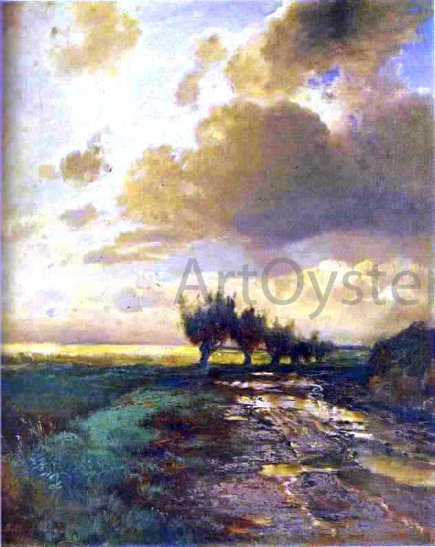  Alexei Kondratevich Savrasov Country Road - Canvas Print