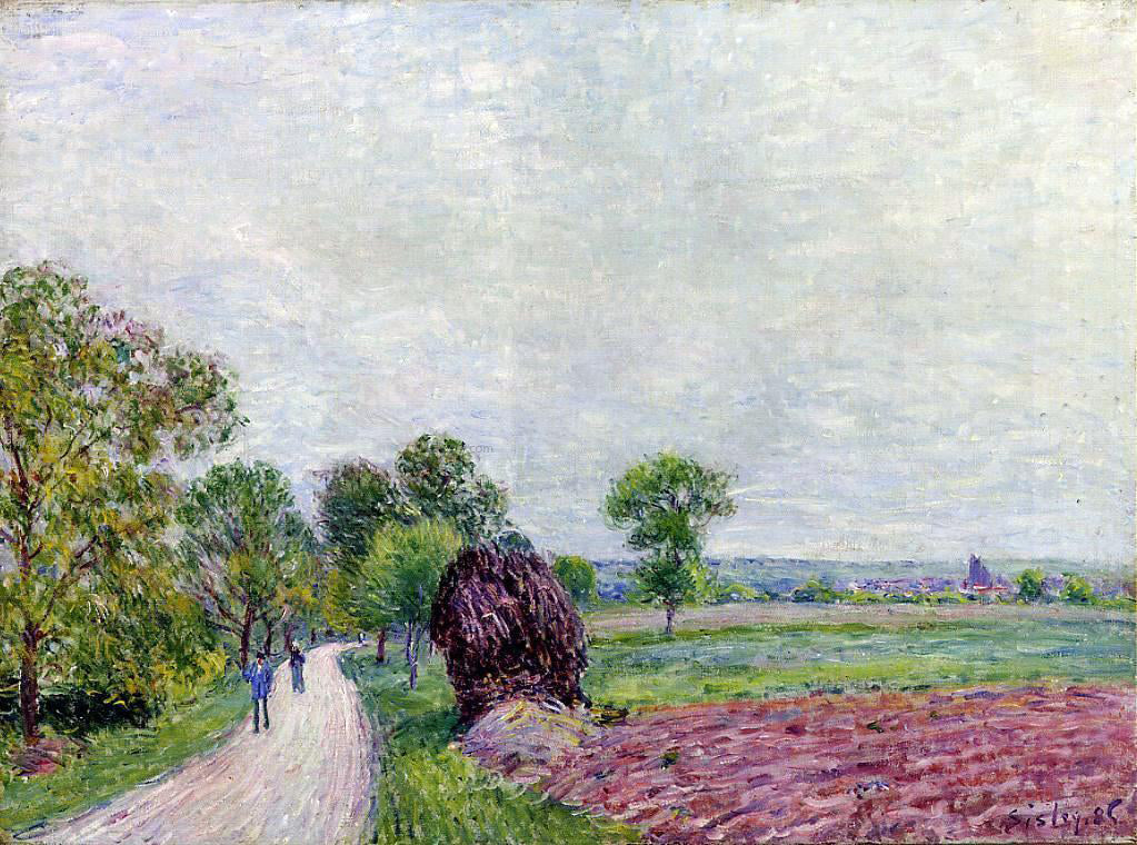  Alfred Sisley Countryside near Moret - Canvas Print