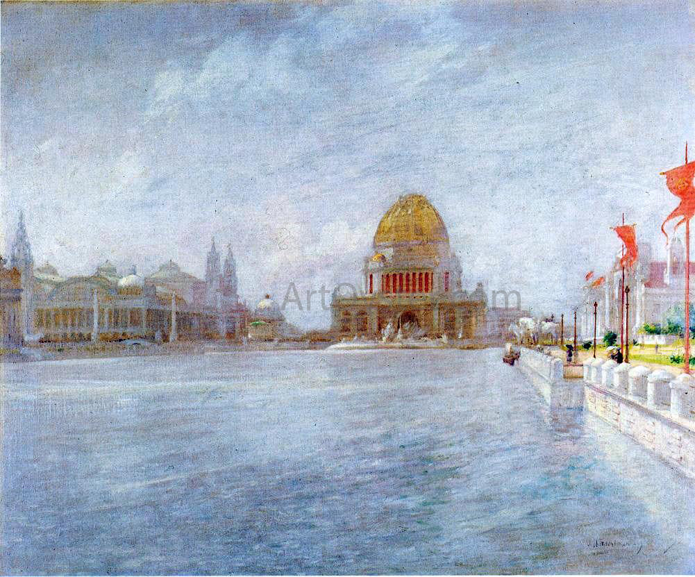  John Twachtman Court of Honor, World's Columbian Exposition - Canvas Print