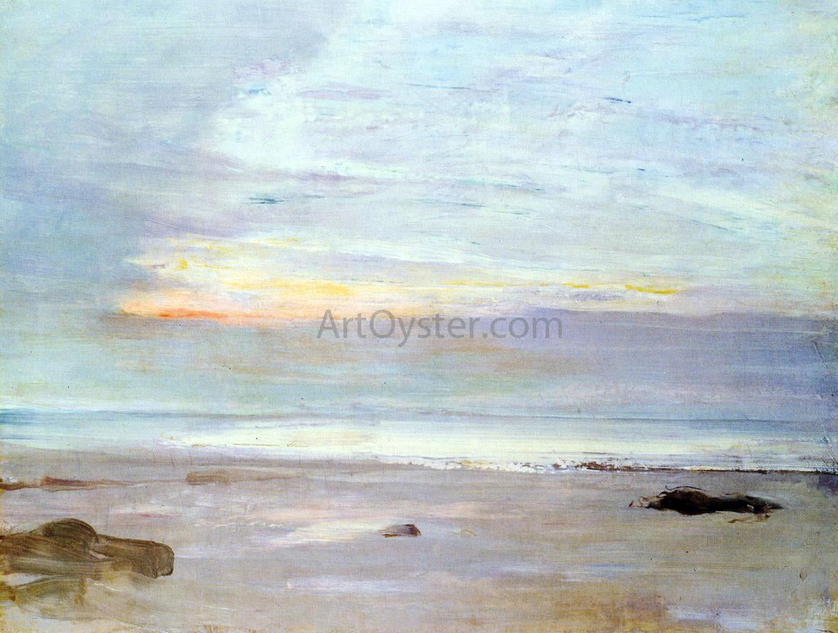  James McNeill Whistler Crepuscule in Opal: Trouville - Canvas Print