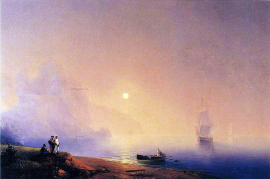  Ivan Constantinovich Aivazovsky Crimean Tartars on the Sea Shore - Canvas Print