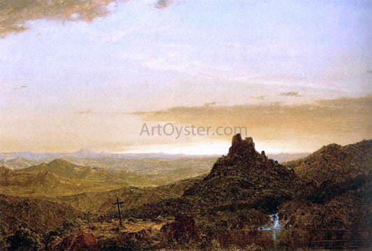  Frederic Edwin Church Cross in the Wilderness - Canvas Print