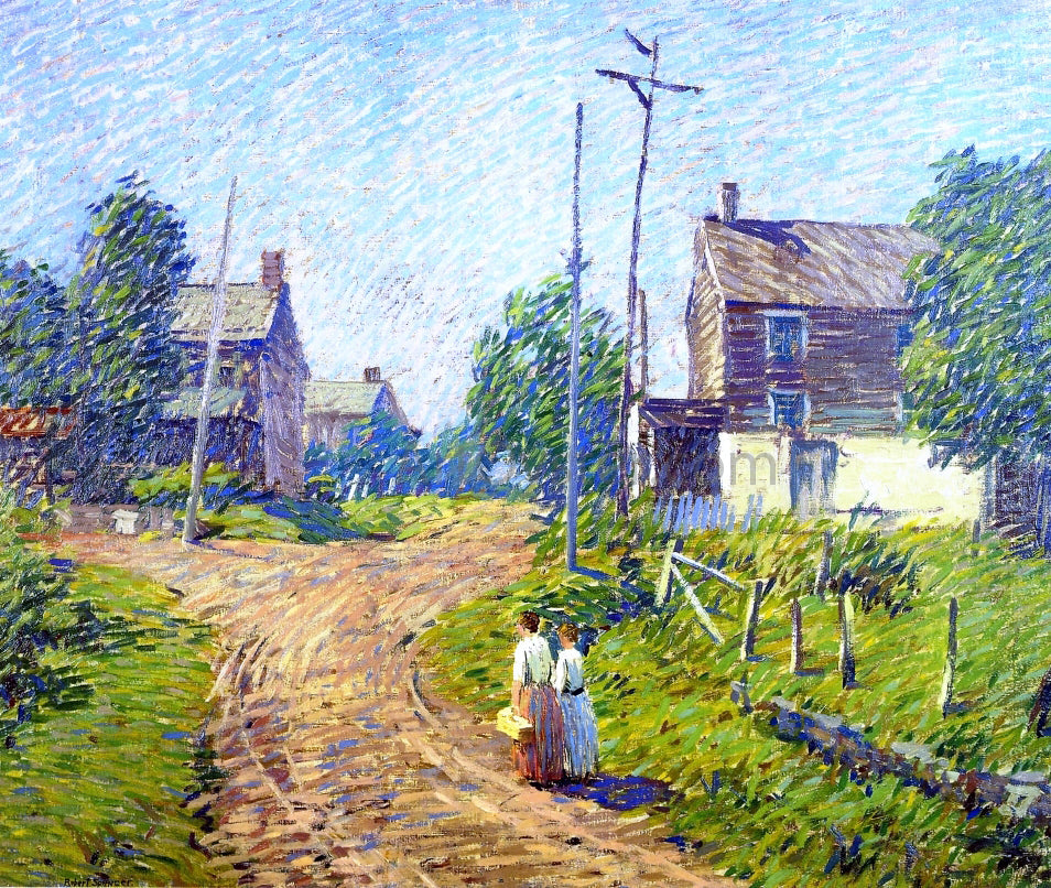  Robert Spencer Crossroad - Canvas Print