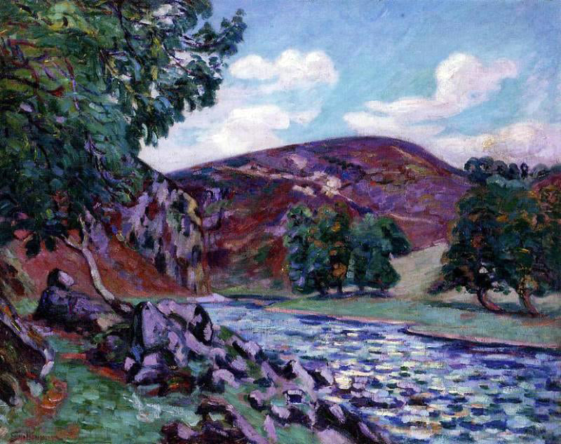  Armand Guillaumin Crozant Landscape - Canvas Print