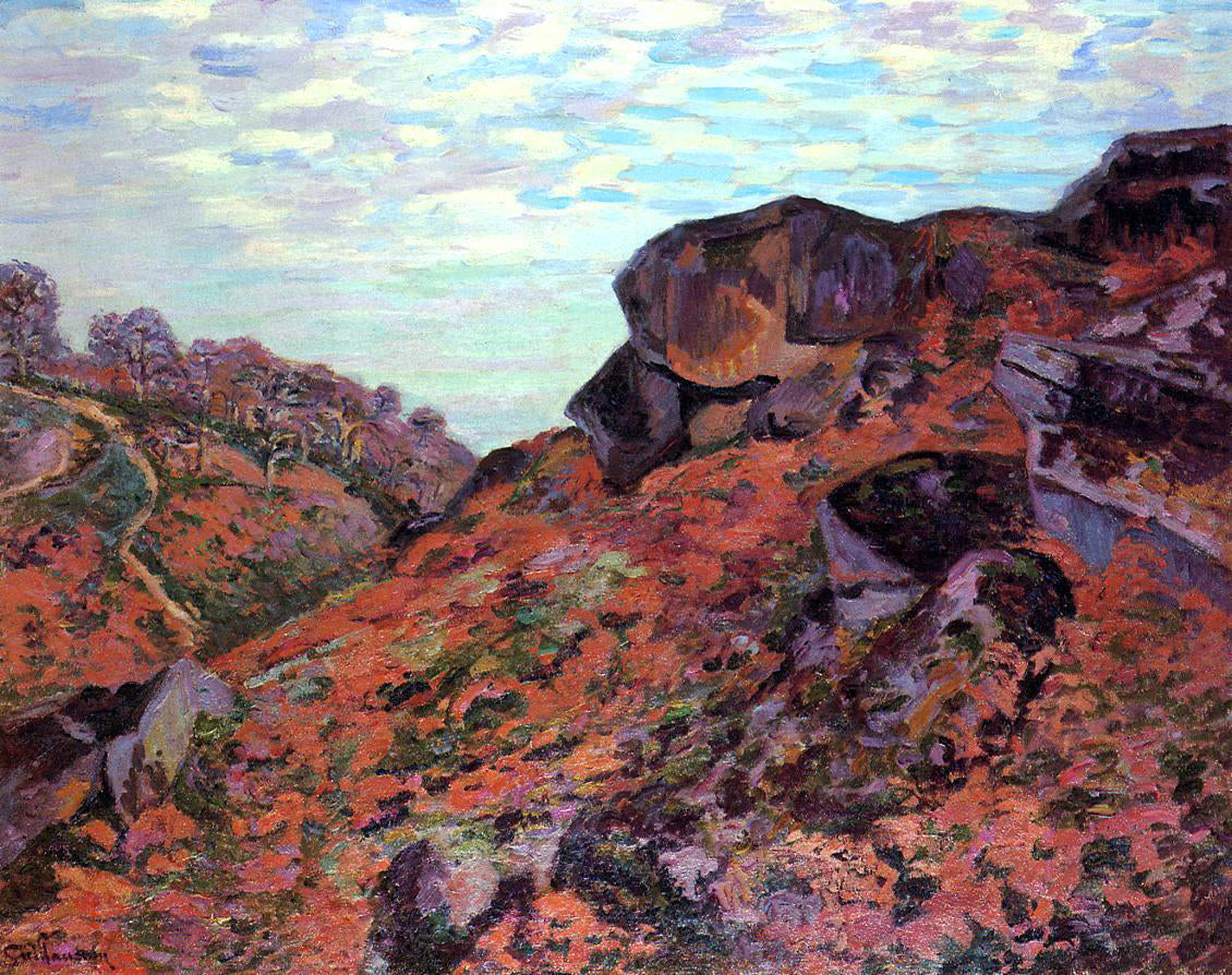  Armand Guillaumin Crozant, the Sedelle Heights, Morning - Canvas Print