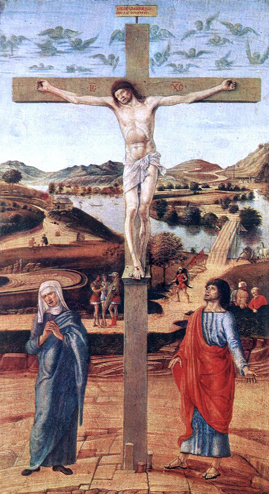  Giovanni Bellini Crucifix - Canvas Print