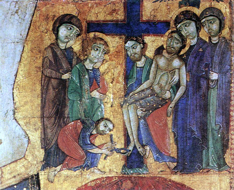  Unknown (4) Masters Crucifix with the Stories of the Passion (detail) - Canvas Print