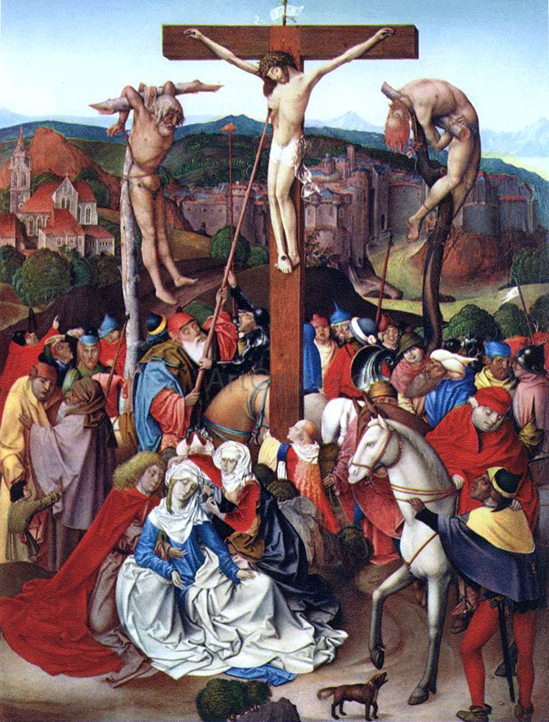  The Younger Rueland Frueauf Crucifixion - Canvas Print