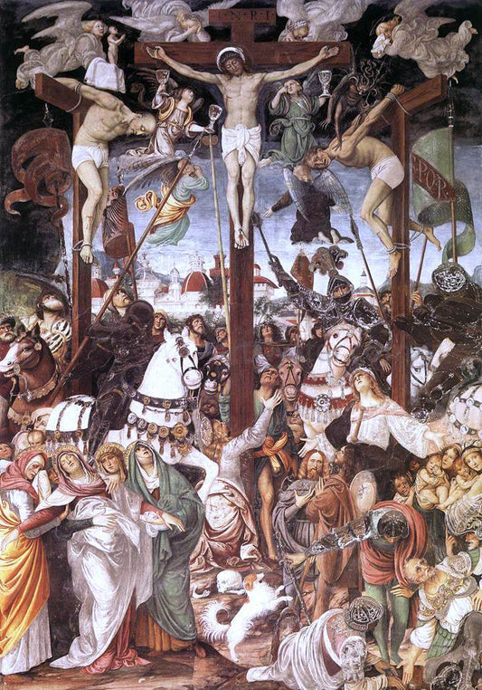  Gaudenzio Ferrari Crucifixion - Canvas Print