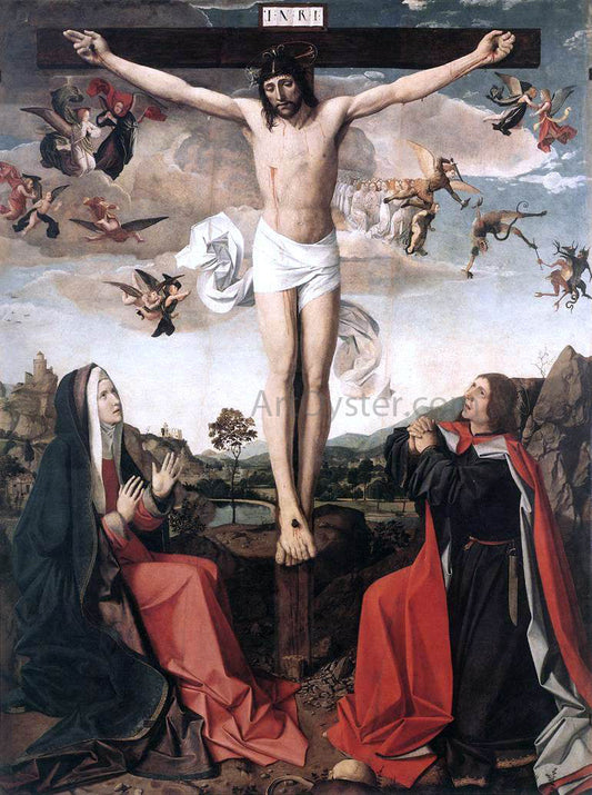  Josse Lieferinxe Crucifixion - Canvas Print