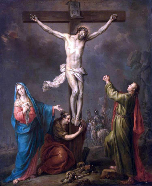  Franz Christoph Janneck Crucifixion - Canvas Print