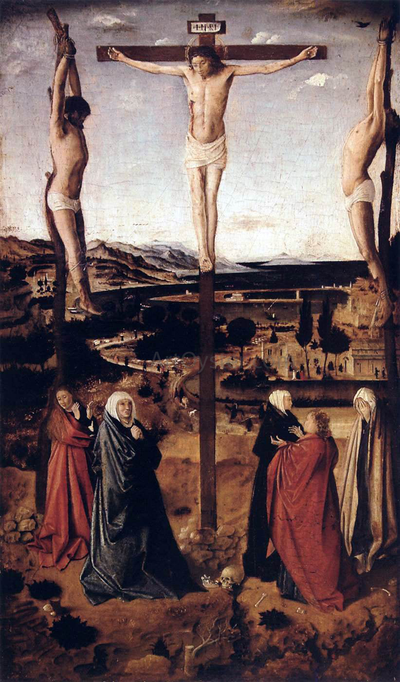  Antonello Da Messina Crucifixion - Canvas Print