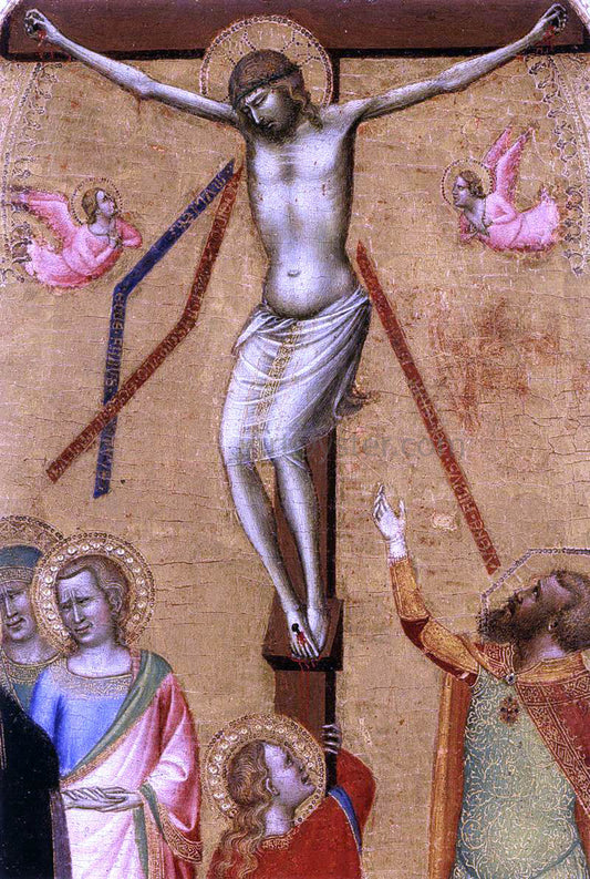  Bernardo Daddi Crucifixion (detail) - Canvas Print