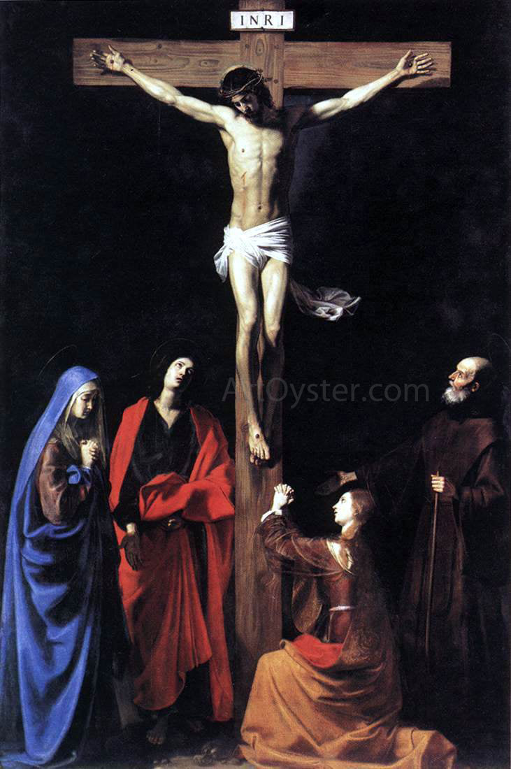  Nicolas Tournier Crucifixion - Canvas Print